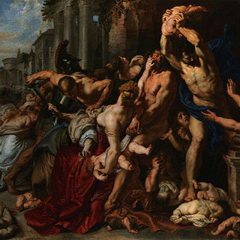 reproductie Massacre of the innocents van Peter Paul Rubens